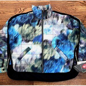 Free People Size S Movement Pippa Printed Packable Puffer Jacket Blurry Flowers